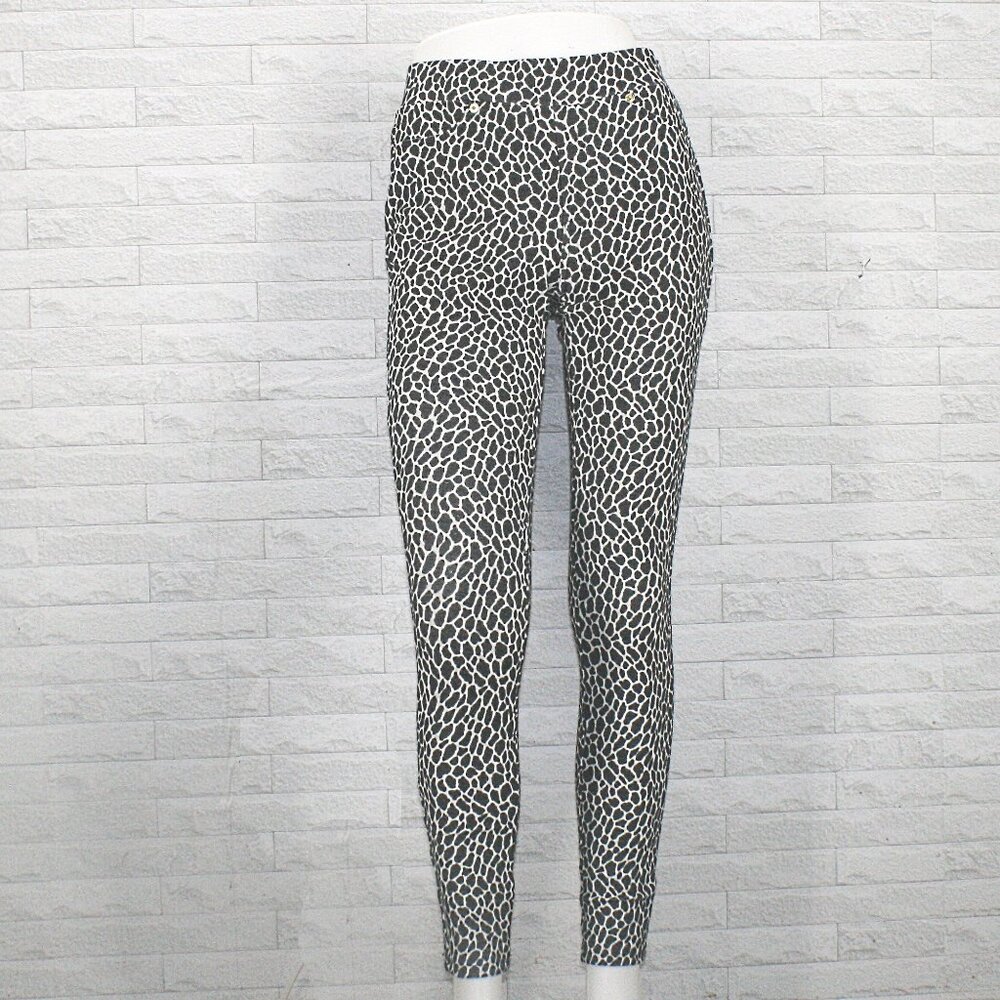 MICHAEL MICHAEL KORS Jean Leggings Animal Print Jeggings Colored Denim Small